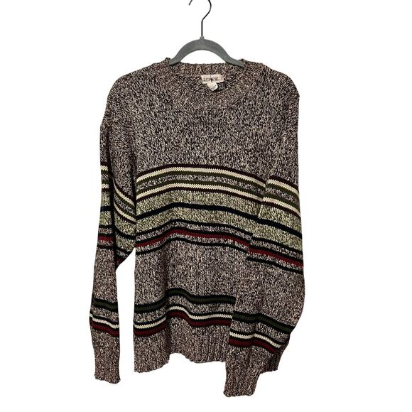 VTG J.Crew Oarsman Striped Cotton Sweater Men’s XL TALL 90s Y2K 
Retro FLAW - Picture 1 of 11